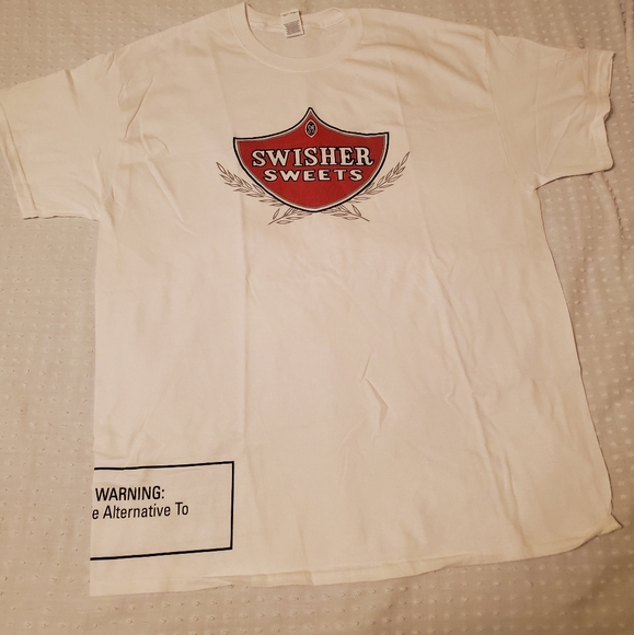 Swisher Sweets XL T-shirt, White, Unworn, Like New, Ships next day. - Picture 1 of 4